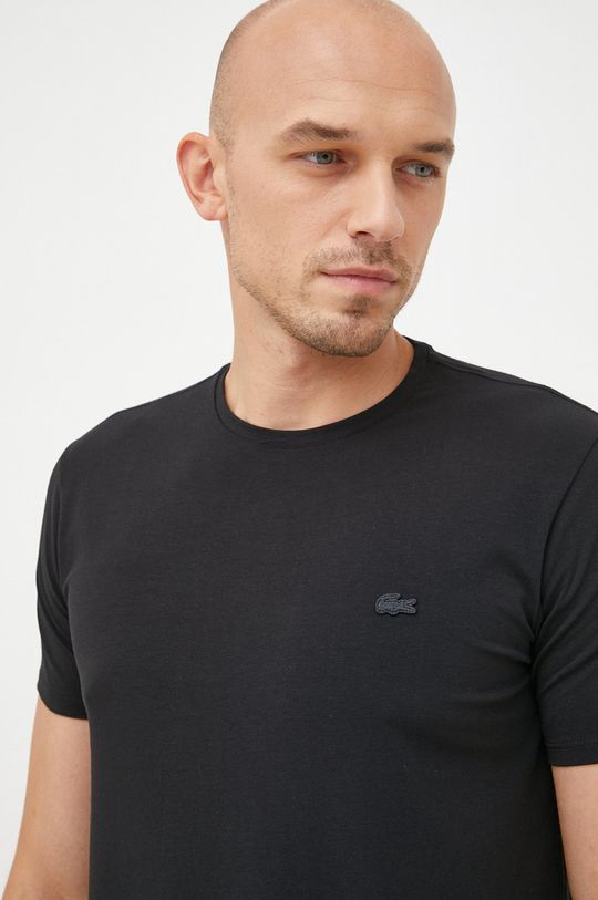 czarny Lacoste - T-shirt TH0998