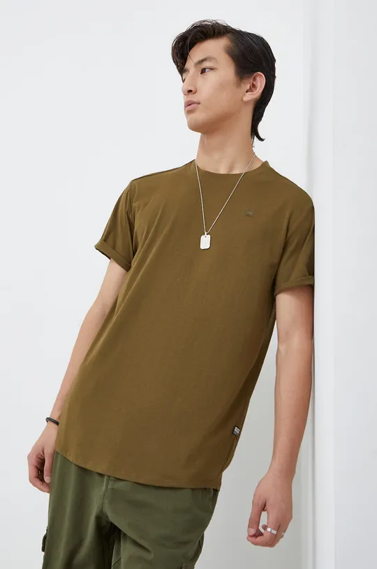 verde G-Star Raw t-shirt in cotone Uomo