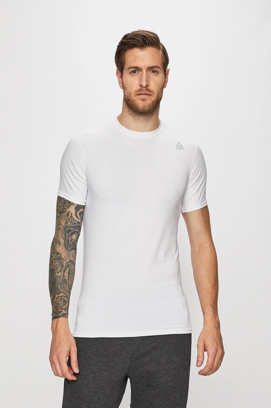 bianco Reebok t-shirt Uomo