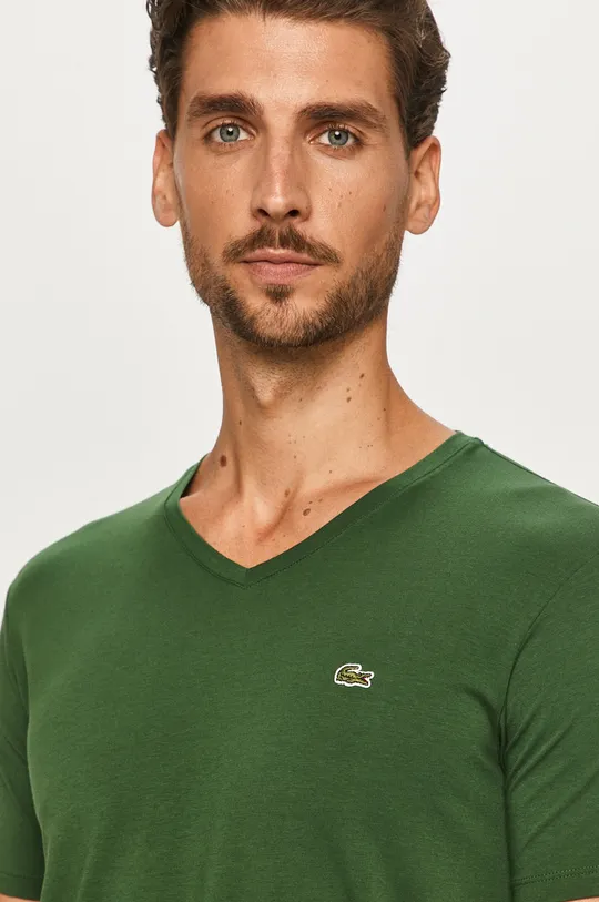 zielony Lacoste - T-shirt TH0999