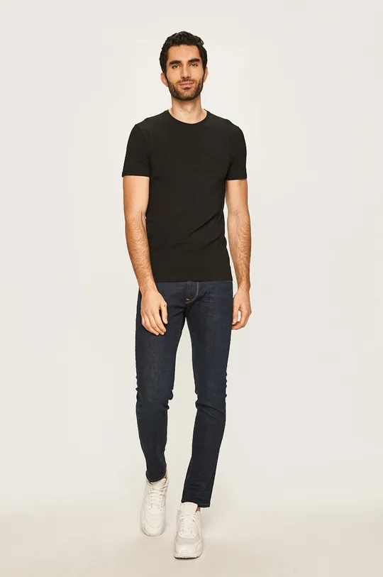 Selected Homme - T-shirt czarny