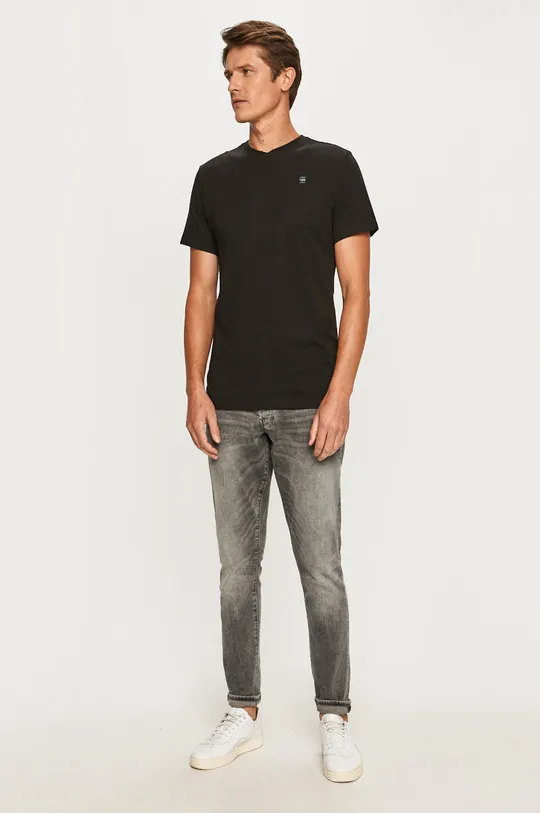 G-Star Raw - T-shirt fekete