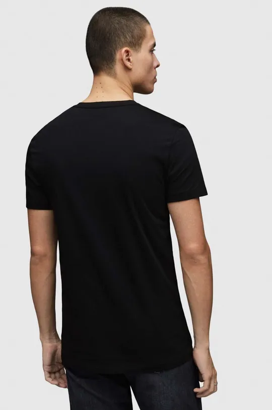 AllSaints t-shirt Tonic V-neck  100% Bombaž