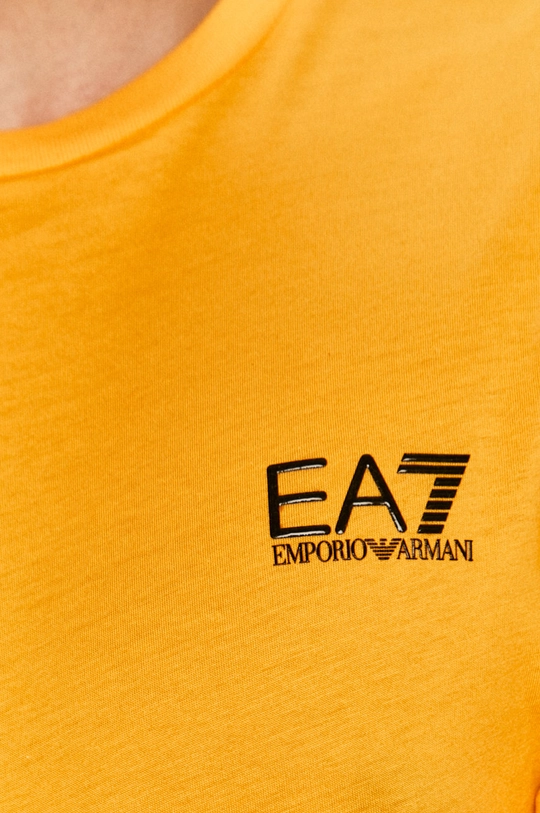 Хлопковая футболка EA7 Emporio Armani Мужской