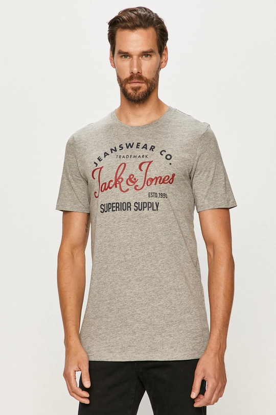 szary Jack & Jones - T-shirt Męski