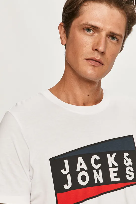 fehér Jack & Jones - T-shirt