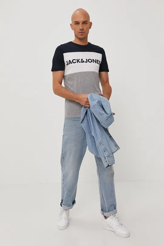 Jack & Jones - T-shirt granatowy