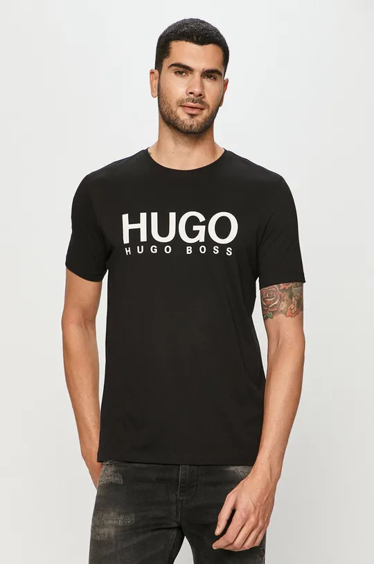 czarny HUGO t-shirt 50387414.NOS