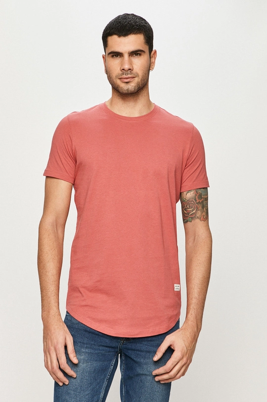 rózsaszín Jack & Jones t-shirt Férfi