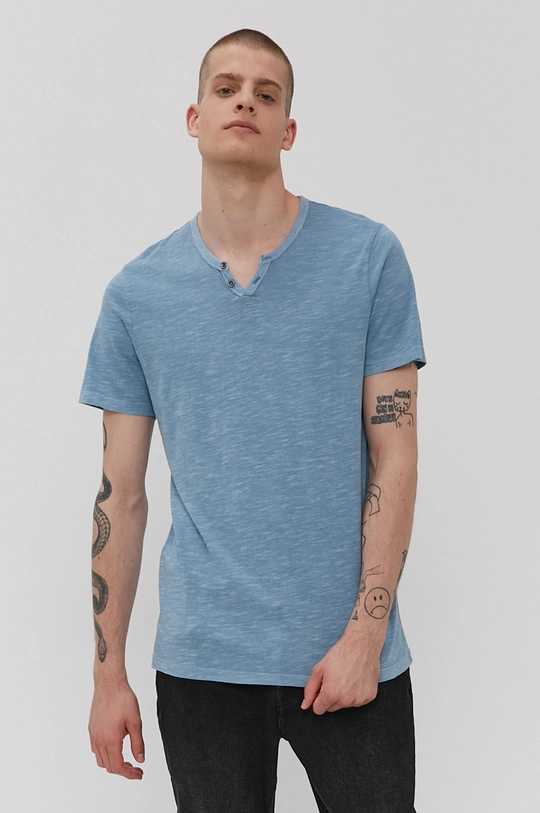 fioletowy Jack & Jones T-shirt Męski