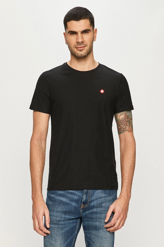 czarny Jack & Jones - T-shirt Męski