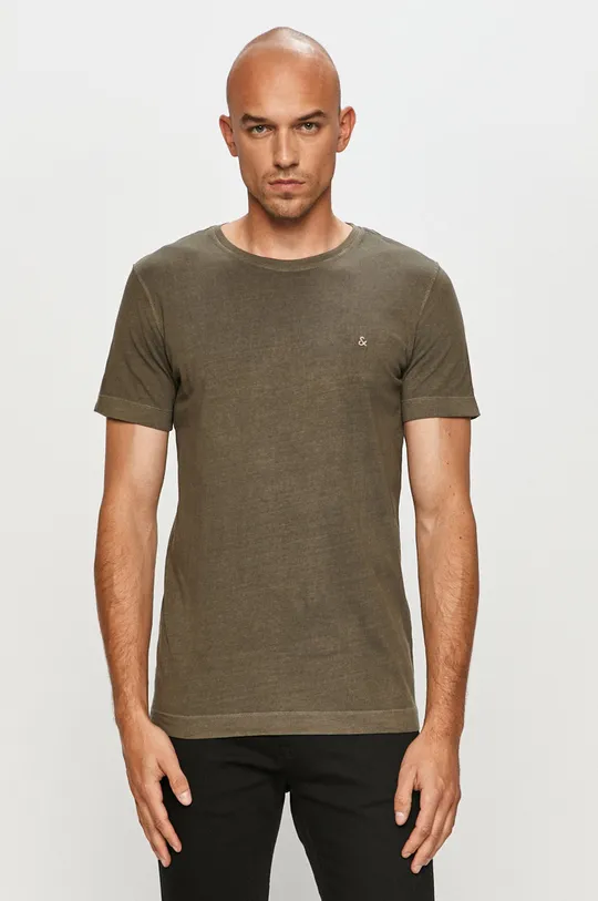 zielony Jack & Jones - T-shirt Męski