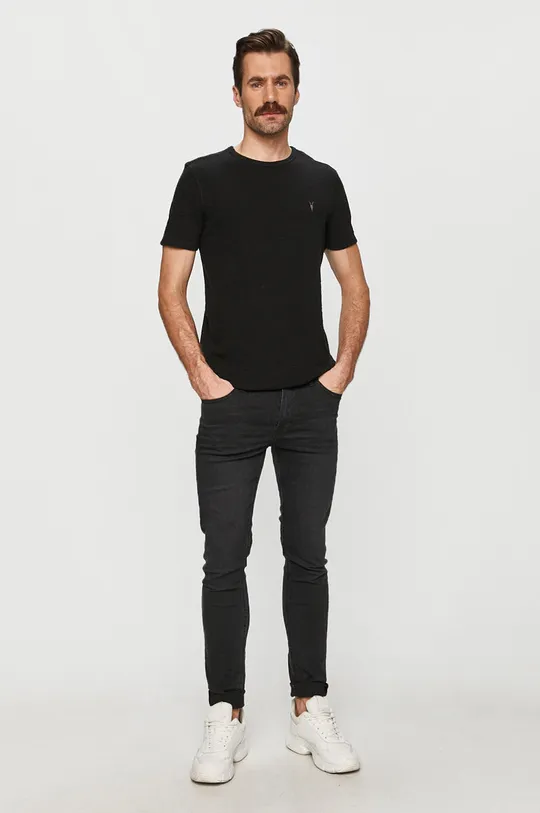 AllSaints - Tričko čierna
