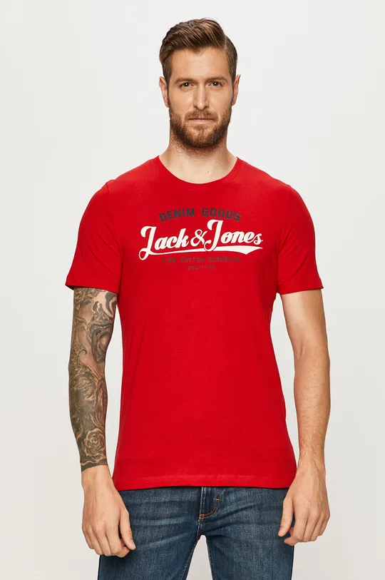 červená Jack & Jones - Tričko Pánsky