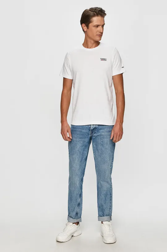 Tommy Jeans - T-shirt DM0DM09588.NOS biały