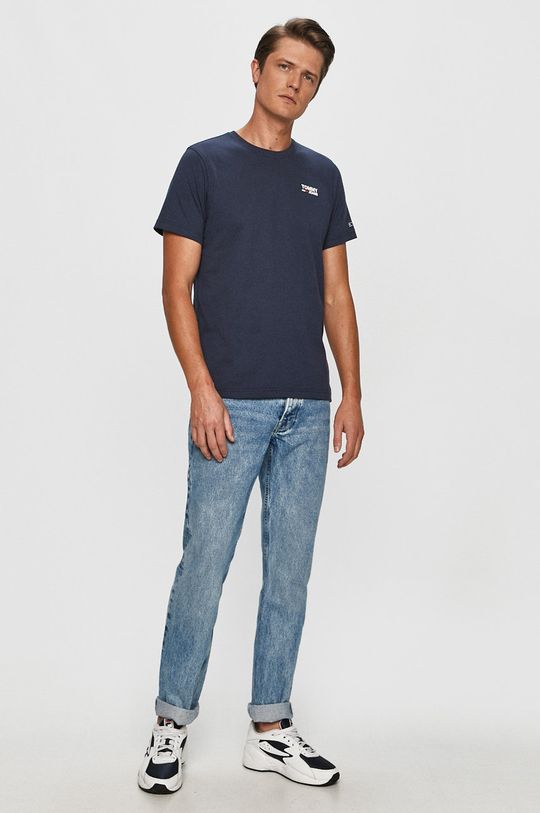 Tommy Jeans - Majica mornarsko plava