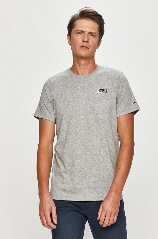 siva Tommy Jeans t-shirt Moški