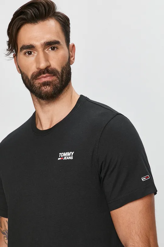 fekete Tommy Jeans - T-shirt Férfi