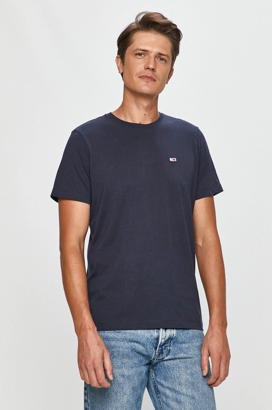 mornarsko modra Tommy Jeans t-shirt Moški