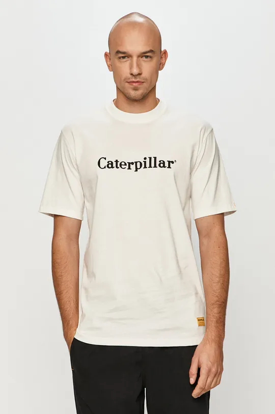 biały Caterpillar - T-shirt Męski