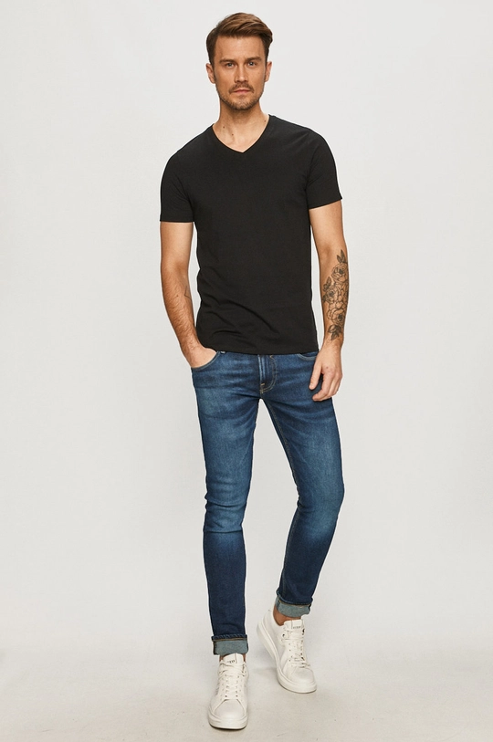 Jack & Jones - T-shirt (2 db) fekete