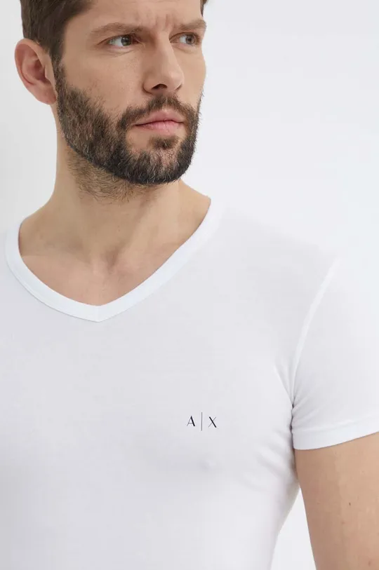 Armani Exchange - T-shirt (2-pack) biały