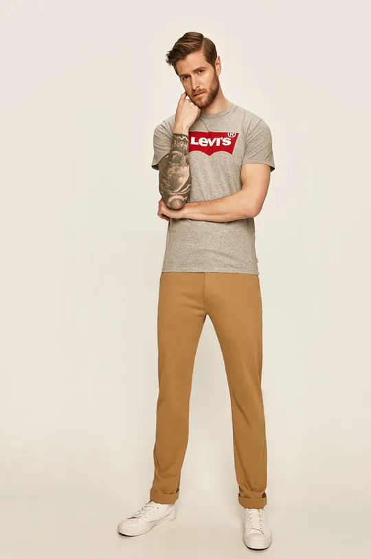 Levi's - Тениска Graphic Set сив