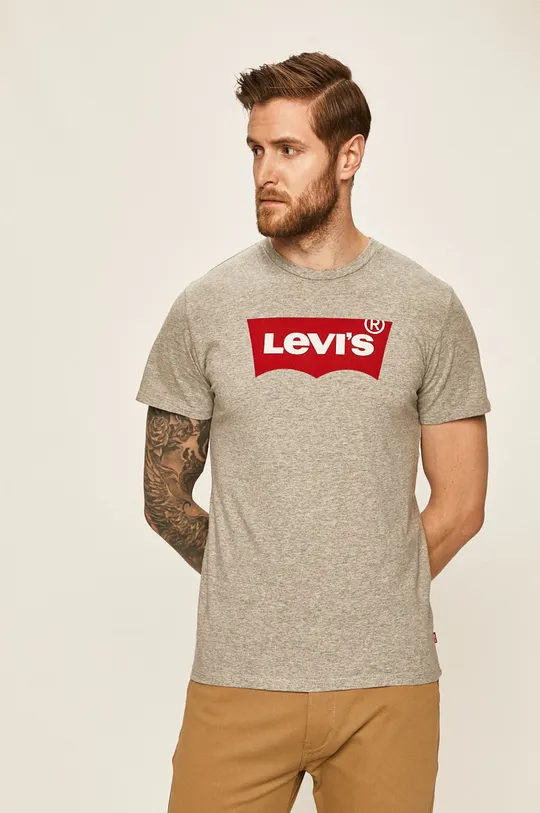gray Levi's T-shirt Graphic Set