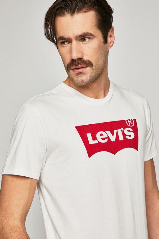 biały Levi's - T-shirt Graphic Męski