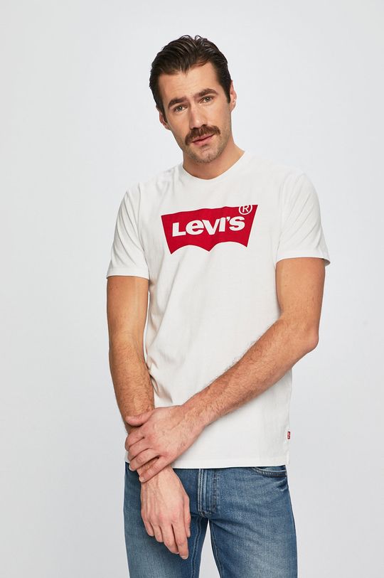 biały Levi's - T-shirt Graphic