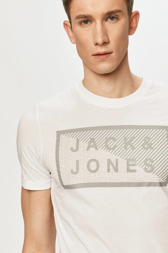 biały Jack & Jones - T-shirt