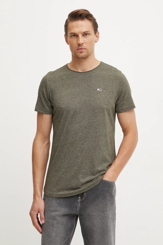 Îmbrăcăminte Tommy Jeans tricou DM0DM09586 verde