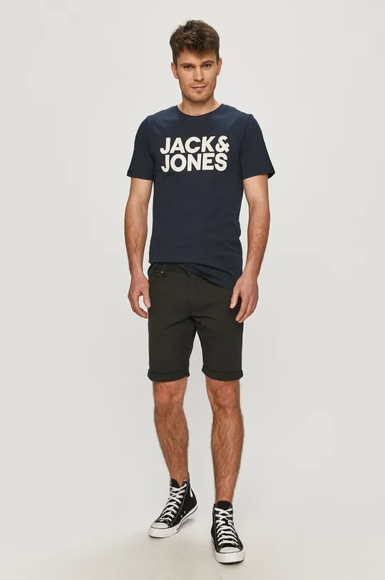 Jack & Jones - Футболка темно-синій