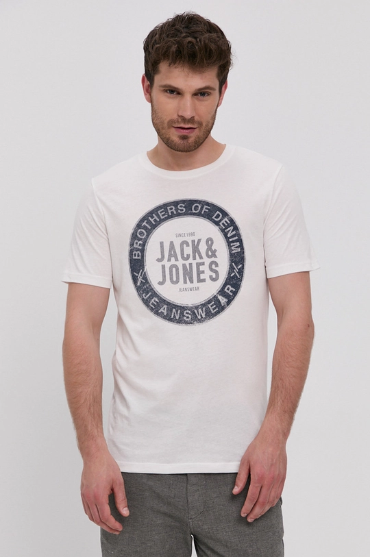 béžová Tričko Jack & Jones Pánsky