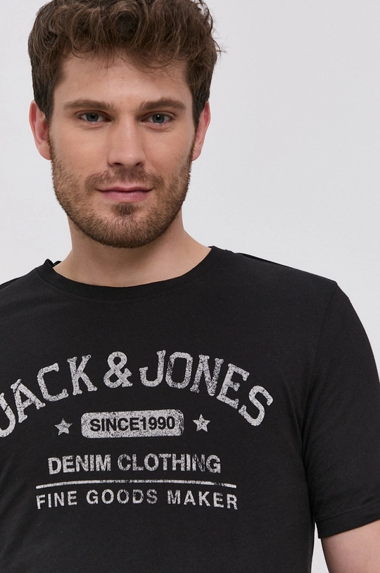 čierna Tričko Jack & Jones