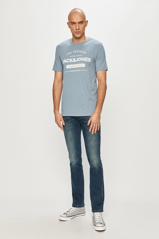 Jack & Jones - T-shirt fioletowy