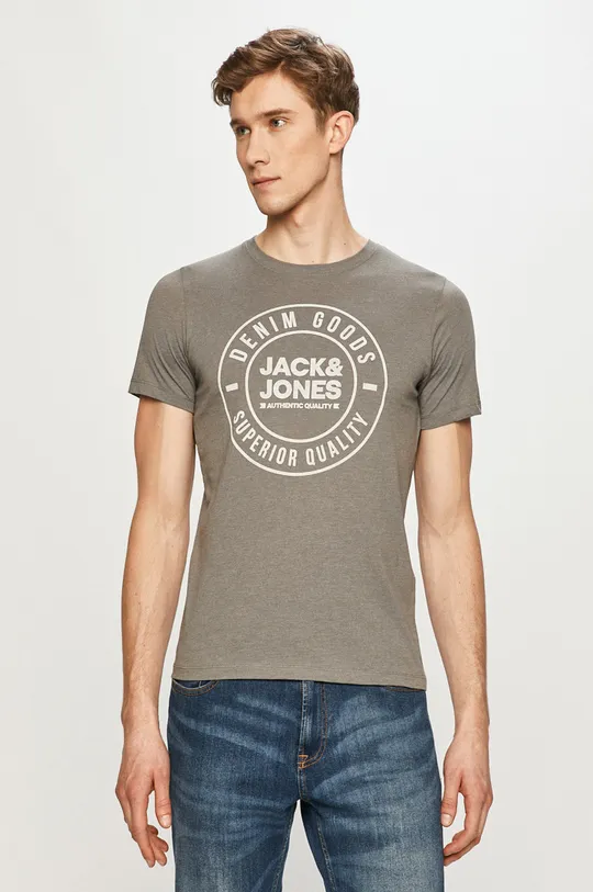 szary Jack & Jones - T-shirt Męski