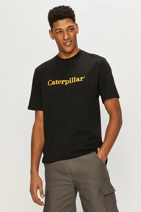 čierna Caterpillar - Tričko Pánsky
