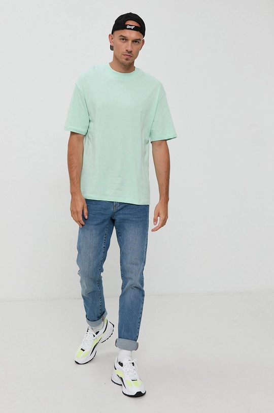 Jack & Jones T-shirt bawełniany zielony