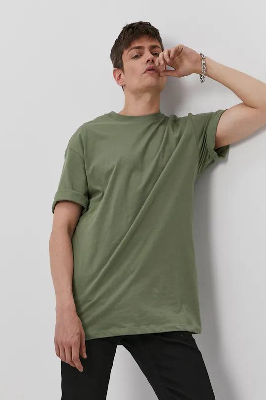 zielony Jack & Jones T-shirt bawełniany Męski