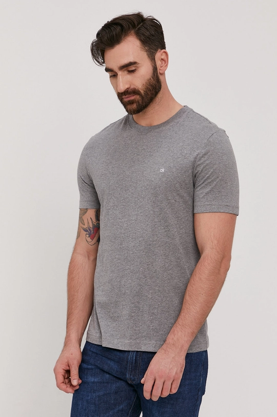 szary Calvin Klein T-shirt