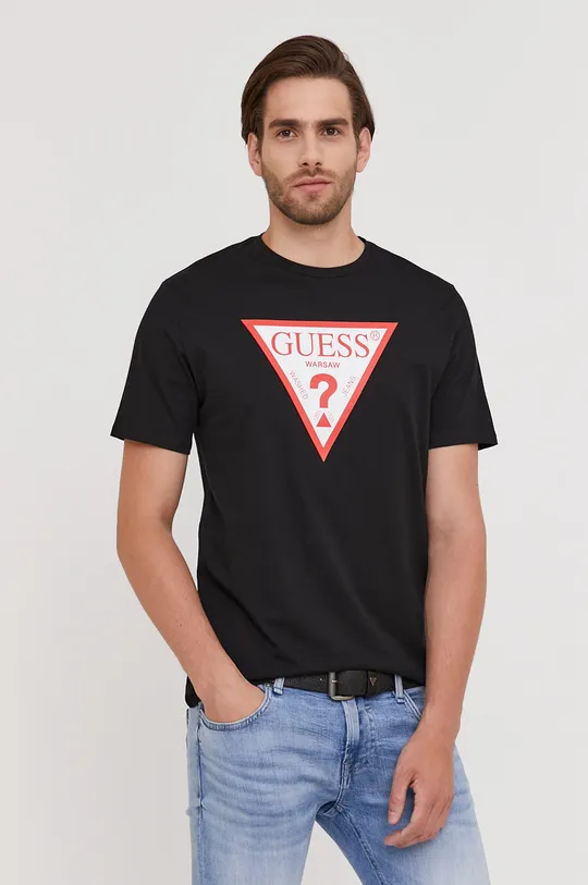 μαύρο Μπλουζάκι Guess