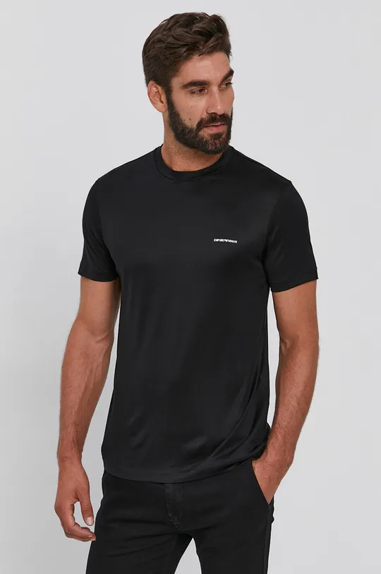 Tričko Emporio Armani čierna