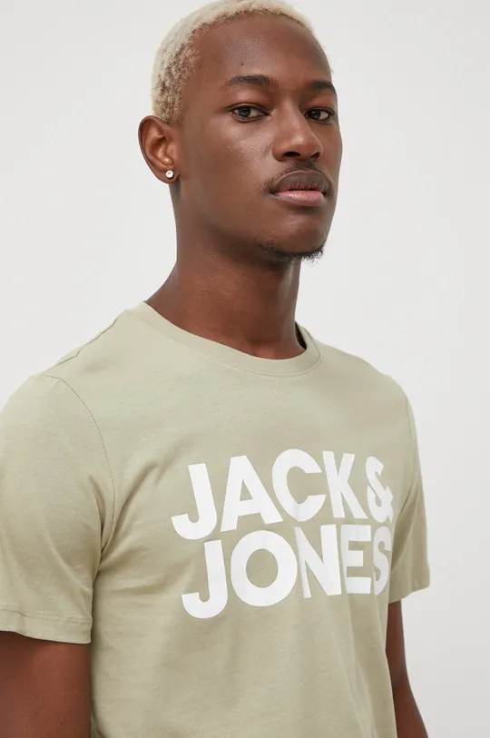zelená Bavlnené tričko Jack & Jones