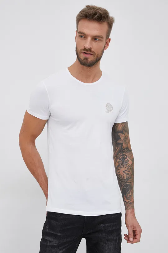 biały Versace T-shirt (2-pack)