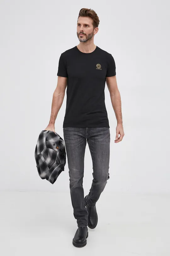 Versace T-shirt (2-pack) 94 % Bawełna, 6 % Elastan