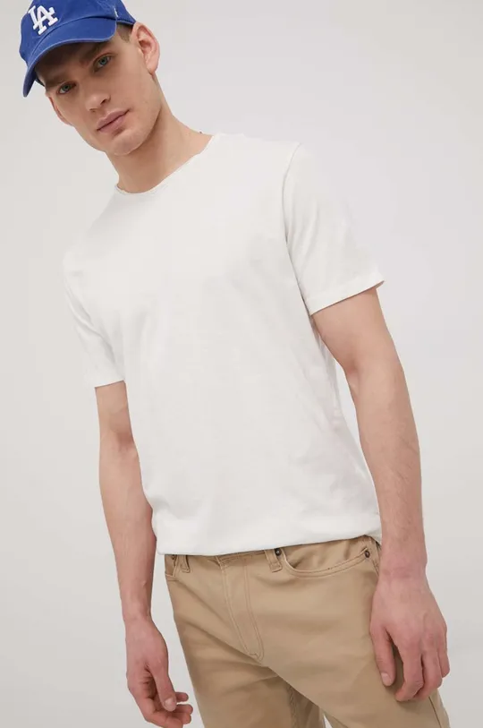 biały Jack & Jones t-shirt bawełniany