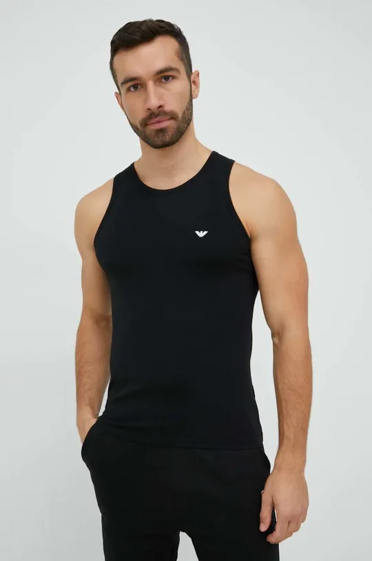črna Kratka majica Emporio Armani Underwear Moški