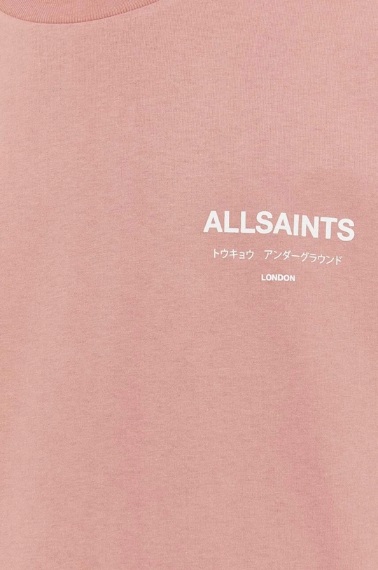 AllSaints t-shirt bawełniany UNDERGROUND SS CREW Męski