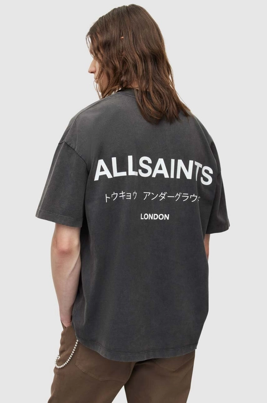 AllSaints pamut póló 100% pamut